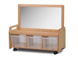 Kast B90 x D40 x H80 cm Esdoorn met Display en 3 Bakken Tangara Groothandel Kinderopvang en kinderdagverblijf inrichting01 (356)